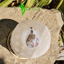 Pendentif tourmaline rose rubellite