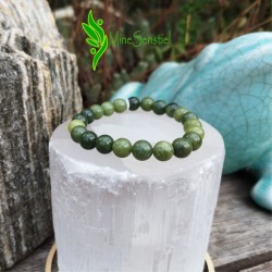 Bracelet jade néphrite 8mm
