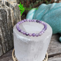 Bracelet lépidolite 6mm
