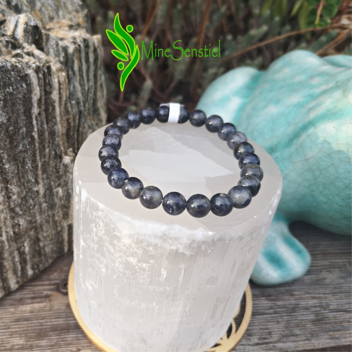 Bracelet iolite 8mm