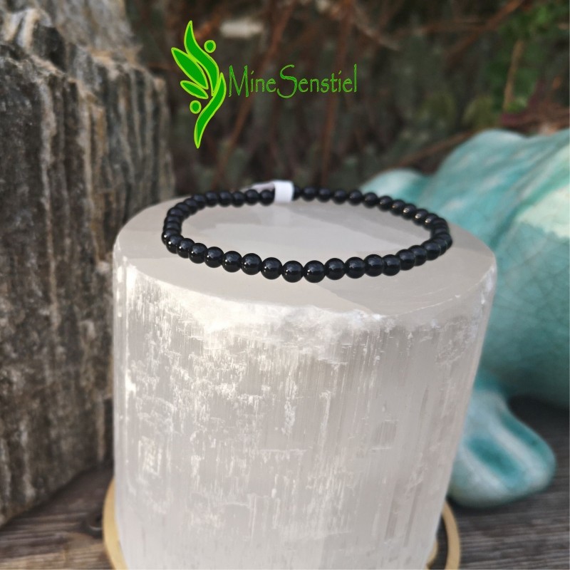 Bracelet onyx noir