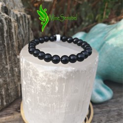 Bracelet pierre onyx noir 8mm