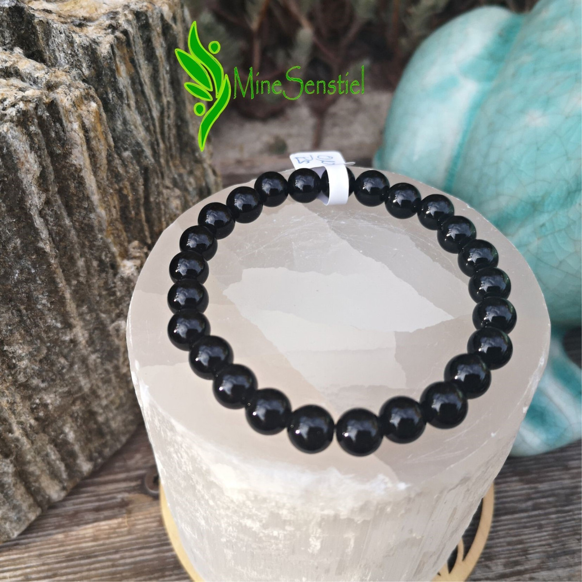 Bracelet onyx noir