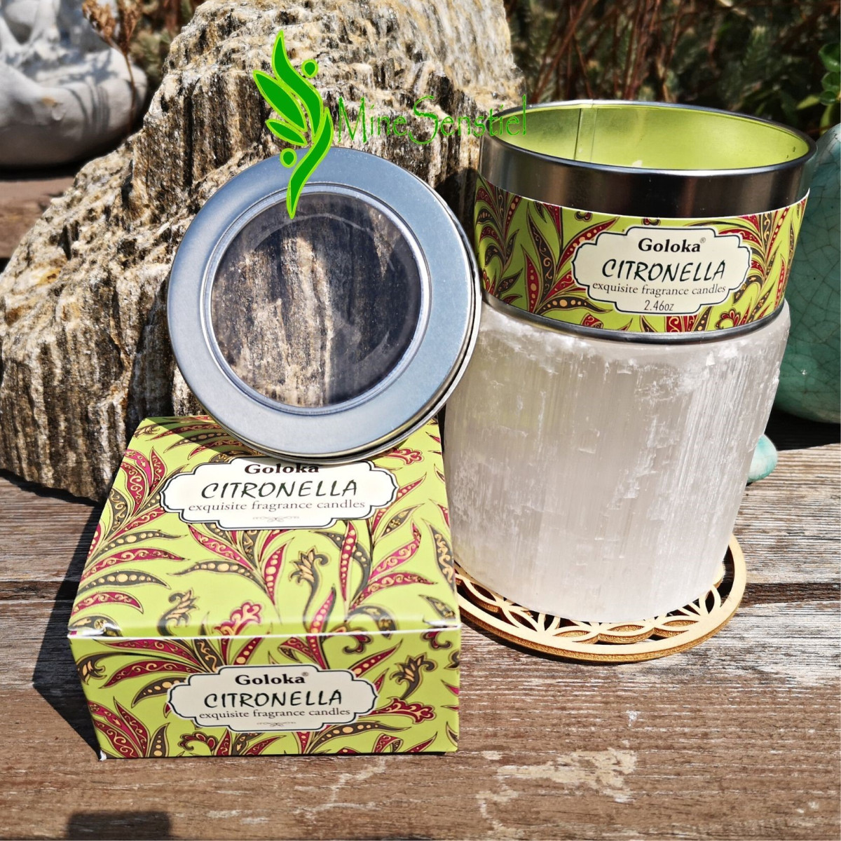 Bougie goloka citronnelle