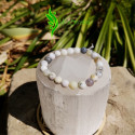 Bracelet agate dendritique 8mm