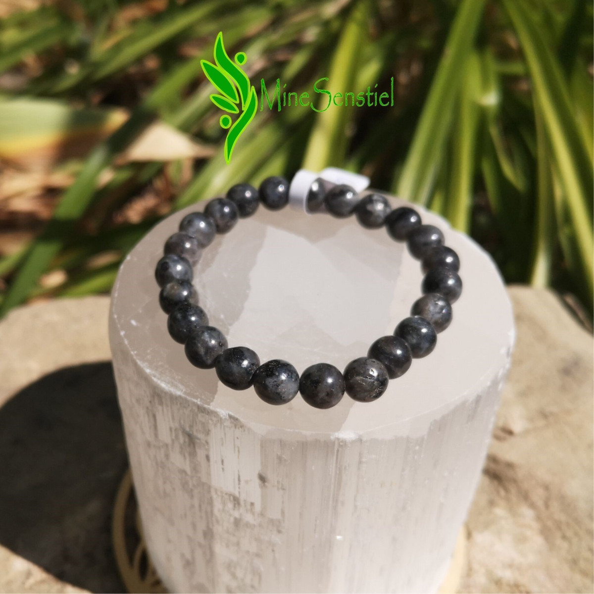 Bracelet pierre larvikite