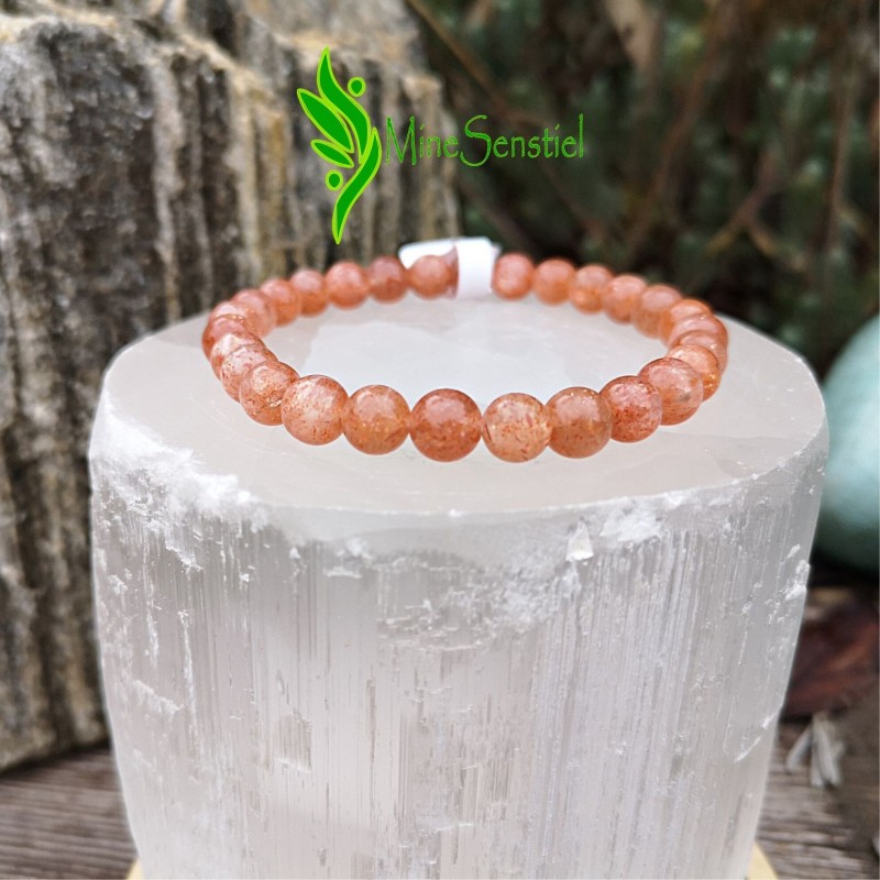Bracelet pierre de soleil 6mm qualité extra