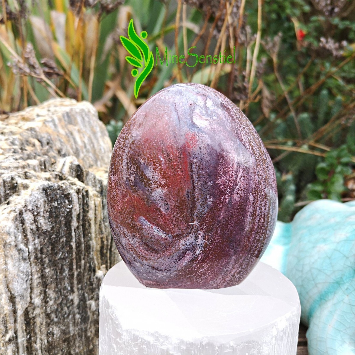 Forme libre jaspe orbiculaire rose
