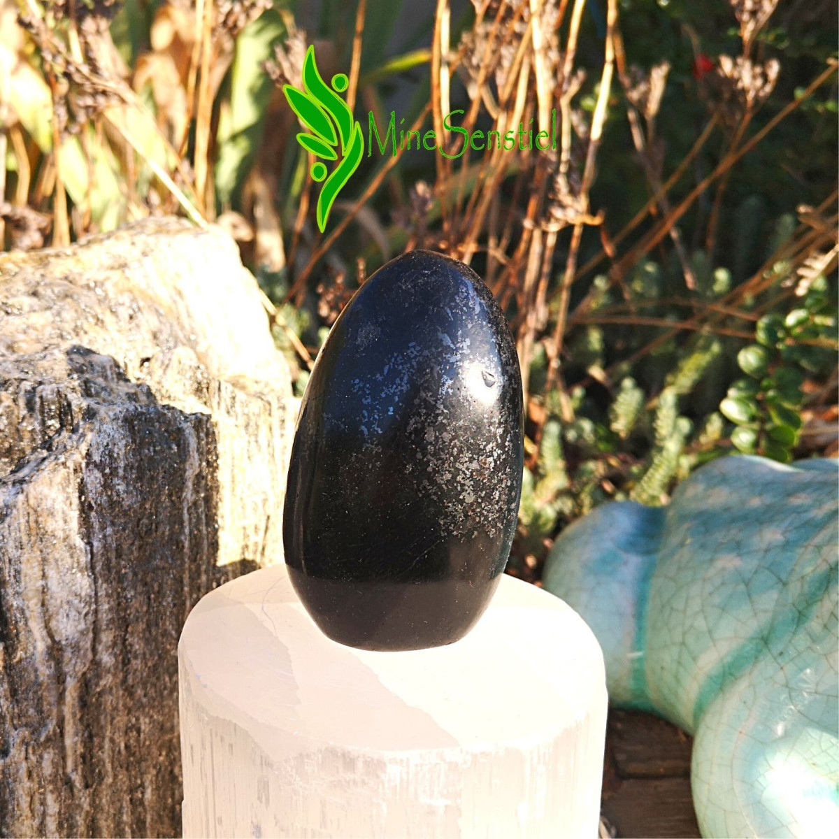 Bloc à poser tourmaline noire