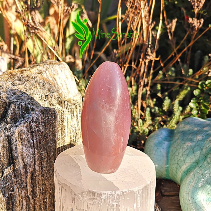 Forme libre quartz rose