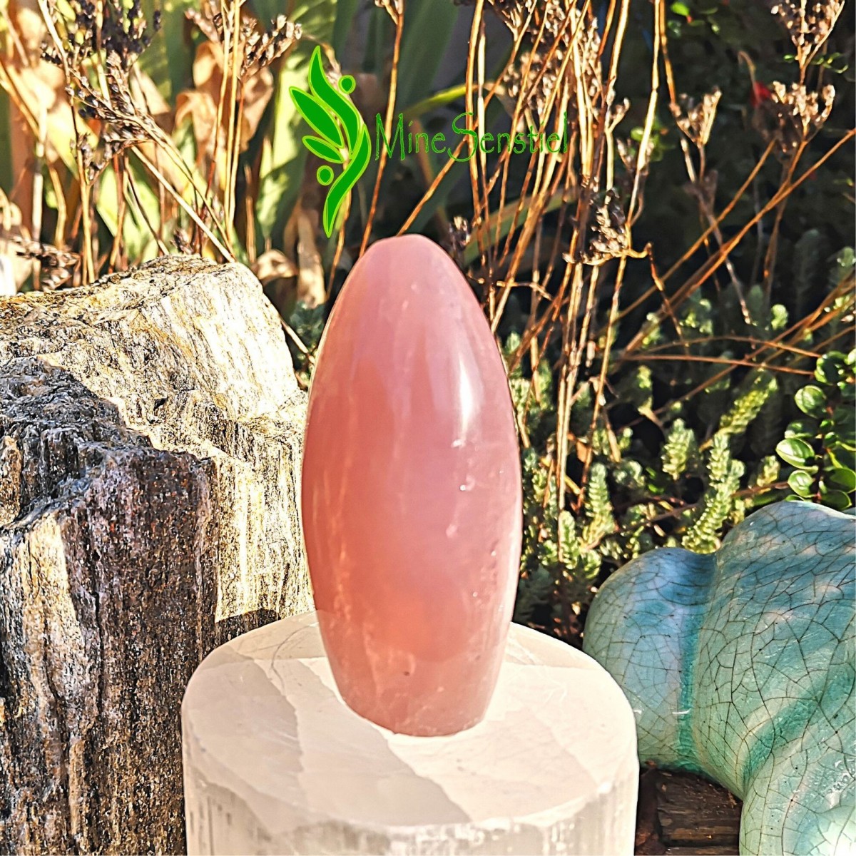 Forme libre quartz rose