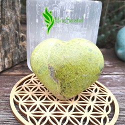 Coeur opale verte
