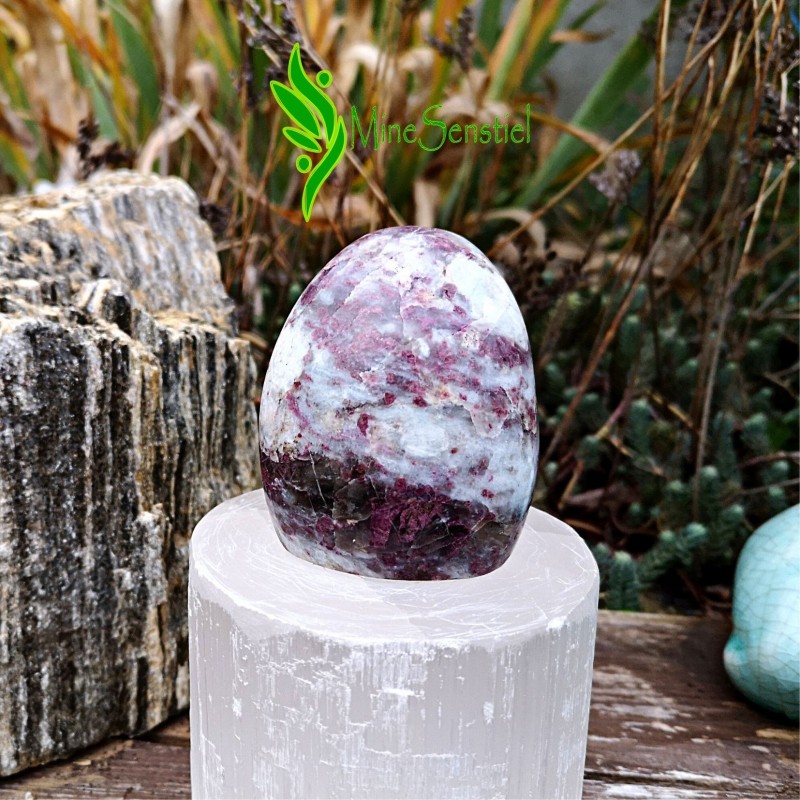 Forme libre tourmaline rose rubellite
