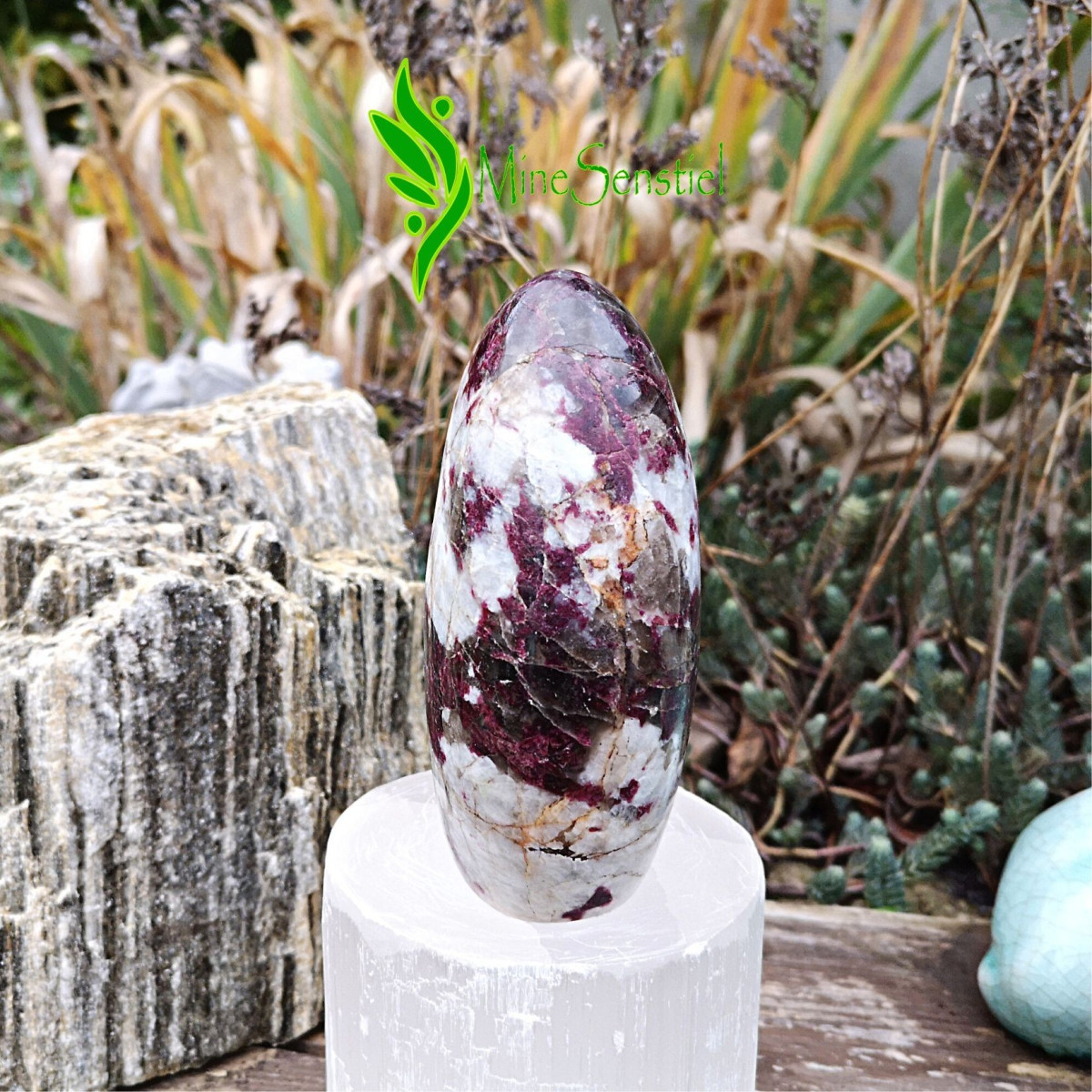 Forme libre tourmaline rose rubellite