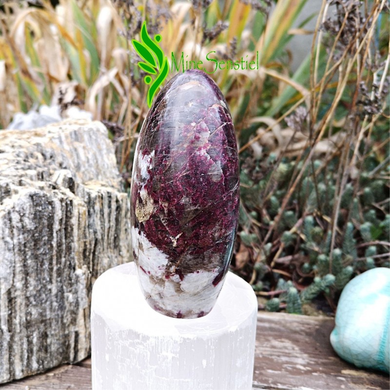 Forme libre tourmaline rose rubellite