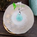 Pendentif amazonite vue arrière