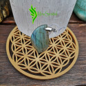 Pendentif labradorite bleue