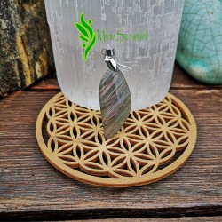 Pendentif labradorite viole