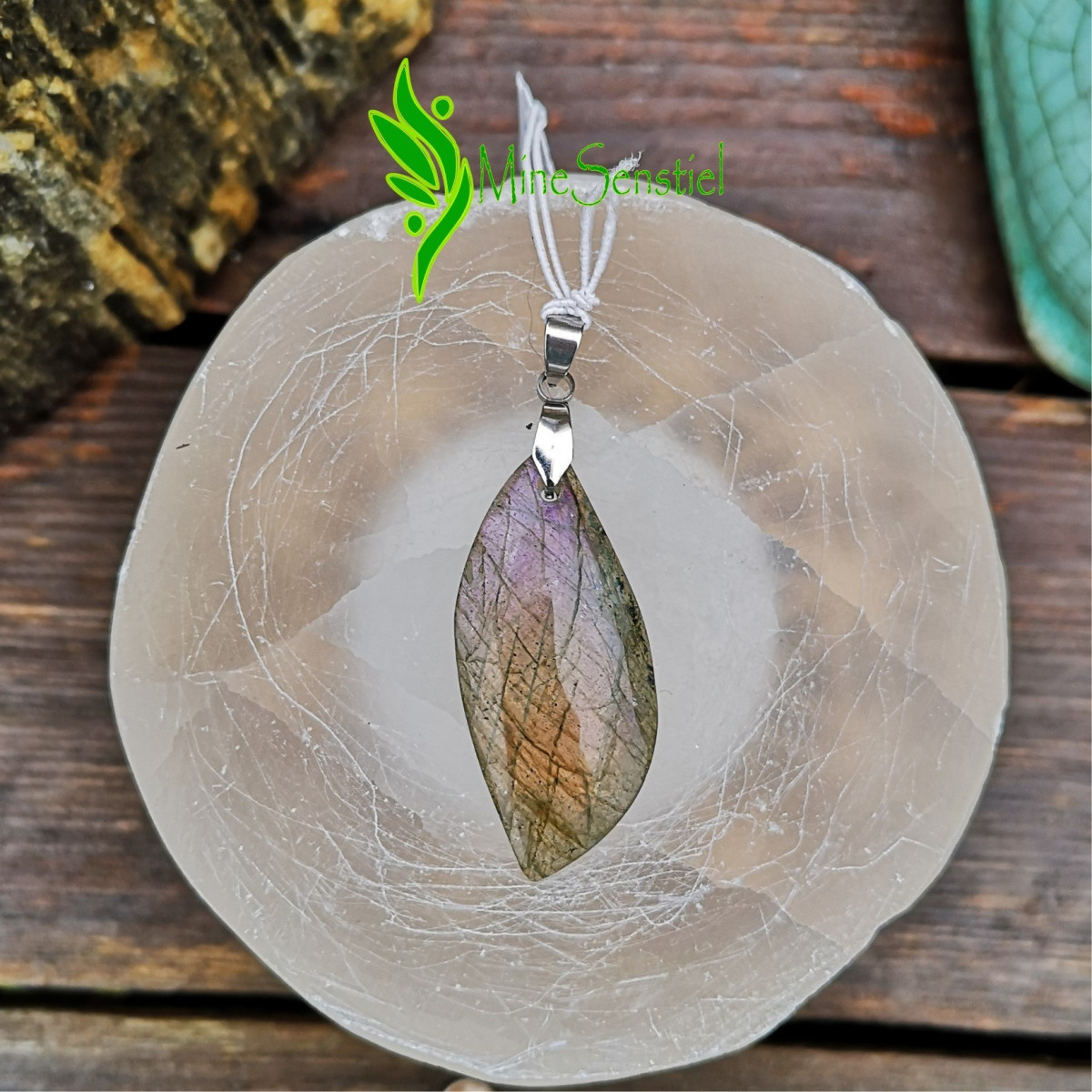 Pendentif labradorite