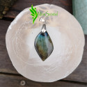 Pendentif labradorite bleue