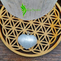Pendentif sélénite coeur