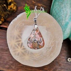 Pendentif jaspe léopard