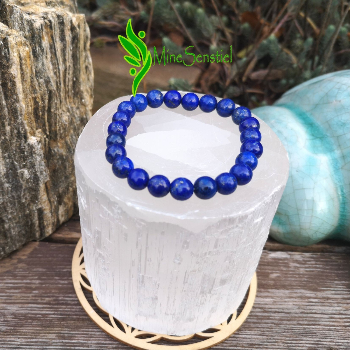 Bracelet lapis lazuli 8mm