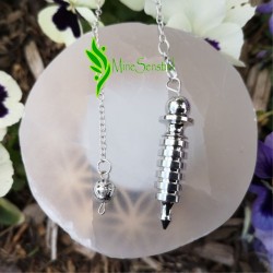 Pendule Isis Argenté