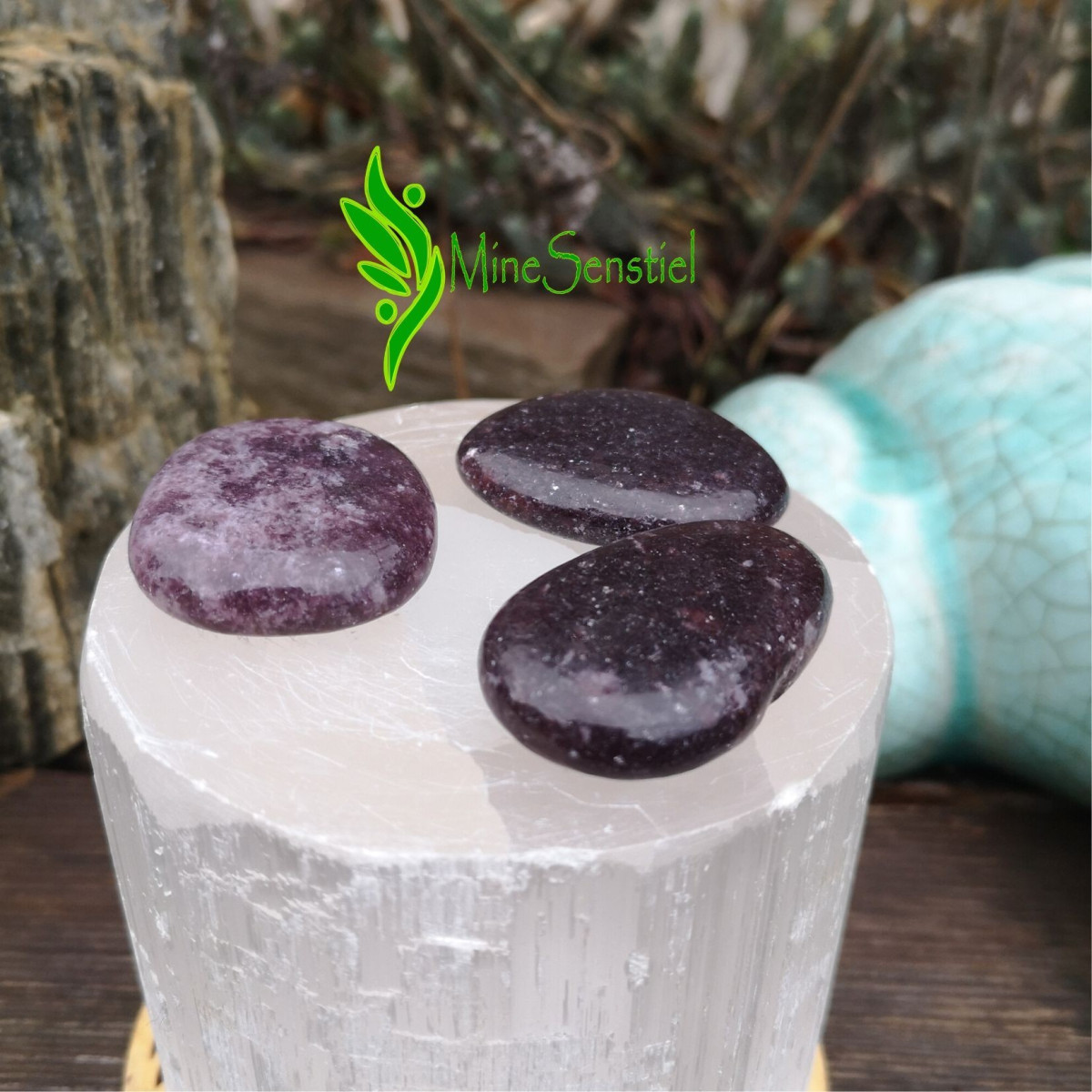 Galet lépidolite extra