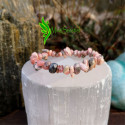 Bracelet rhodochrosite chips