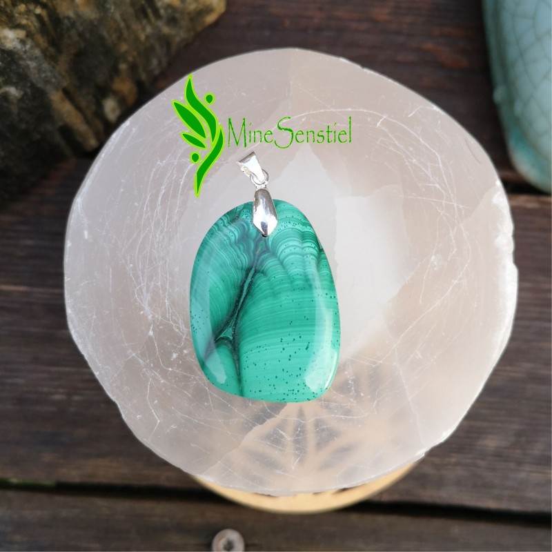 Pendentif malachite