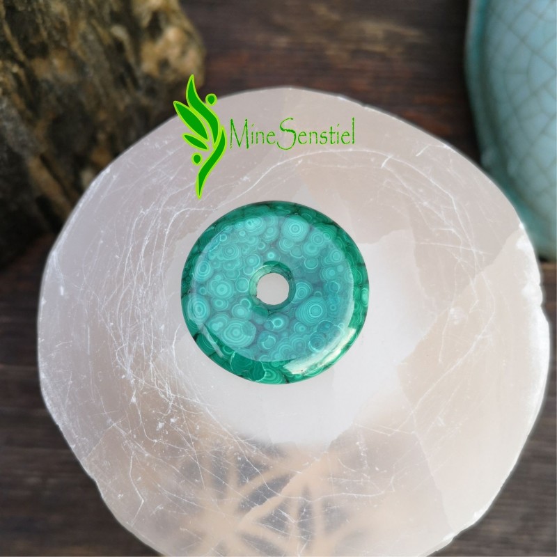 Donut malachite 30 mm