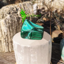 Galet malachite chrysocolle