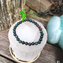 Bracelet jaspe héliotrope