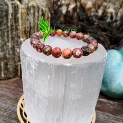 Bracelet jaspe léopard 8mm