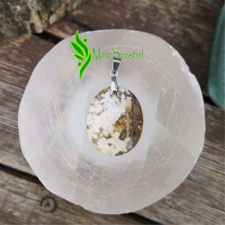 Pendentif jaspe orbiculaire