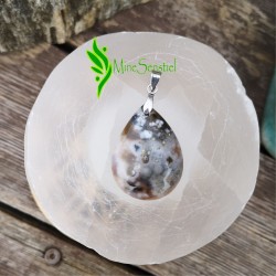 Pendentif jaspe orbiculaire