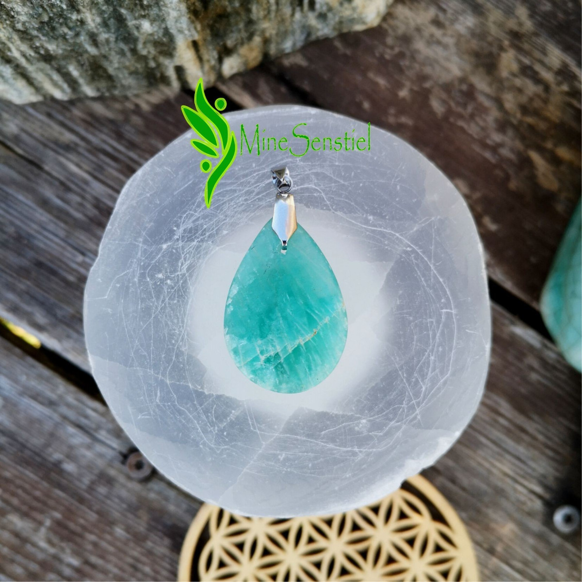 Pendentif amazonite
