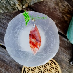 Pendentif quartz hématoïde