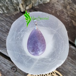 Pendentif lépidolite