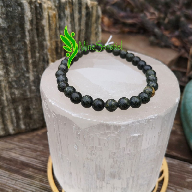 Bracelet pierre serpentine