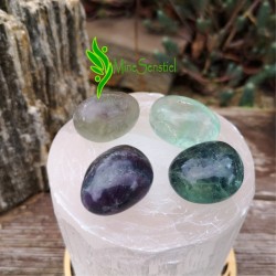 Pierre roulée fluorite