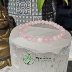 bracelet pierre quartz rose