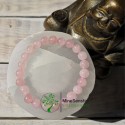 bracelet quartz rose 8mm