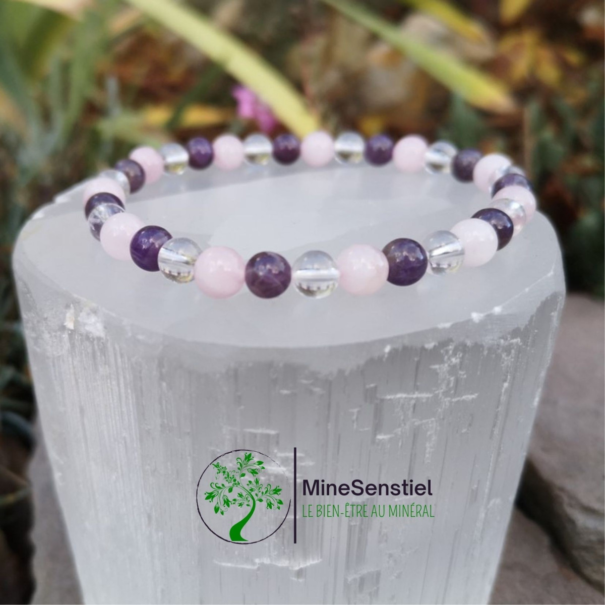bracelet améthyste