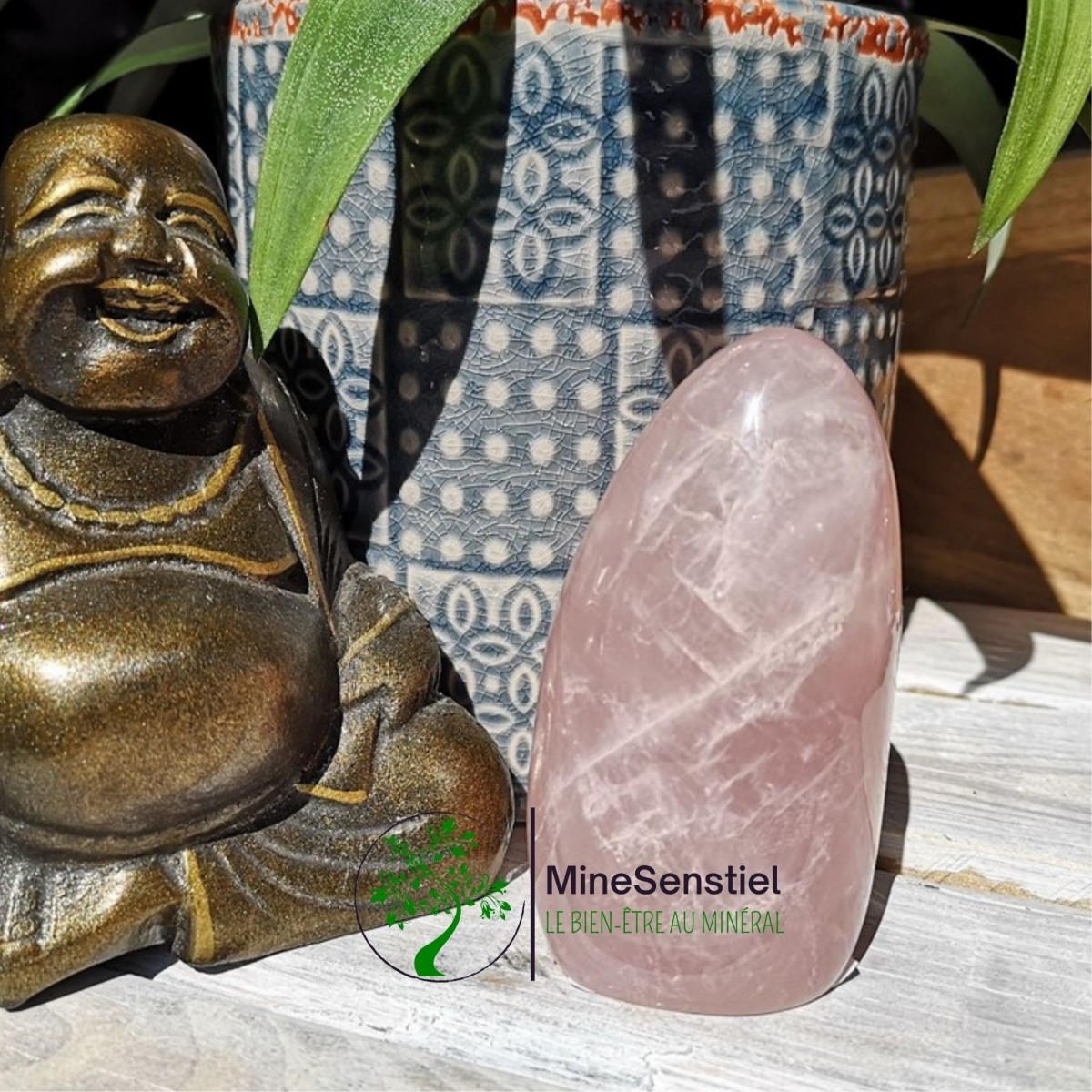 Forme libre quartz rose