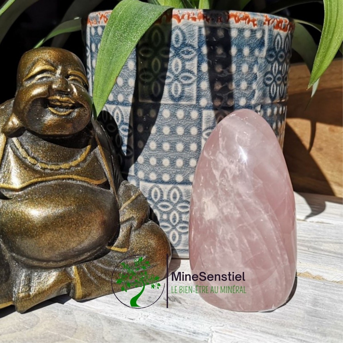 Forme libre quartz rose