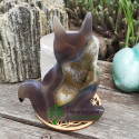 Chat agate druzy