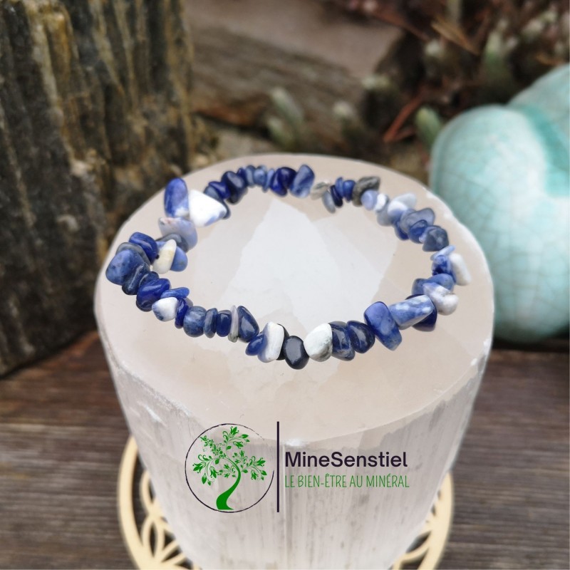 Bracelet sodalite chips