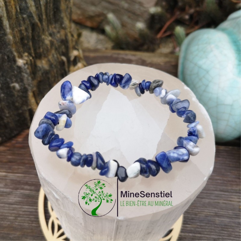 Bracelet sodalite baroque